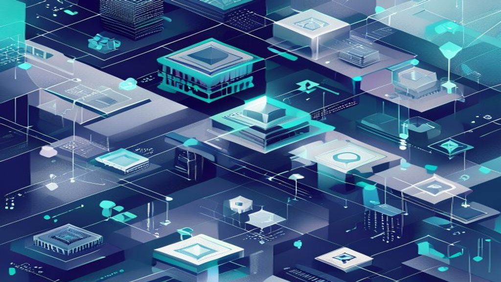 Create an isometric digital illustration for a cryptocurrency news portal editorial cover about decentralized digital id