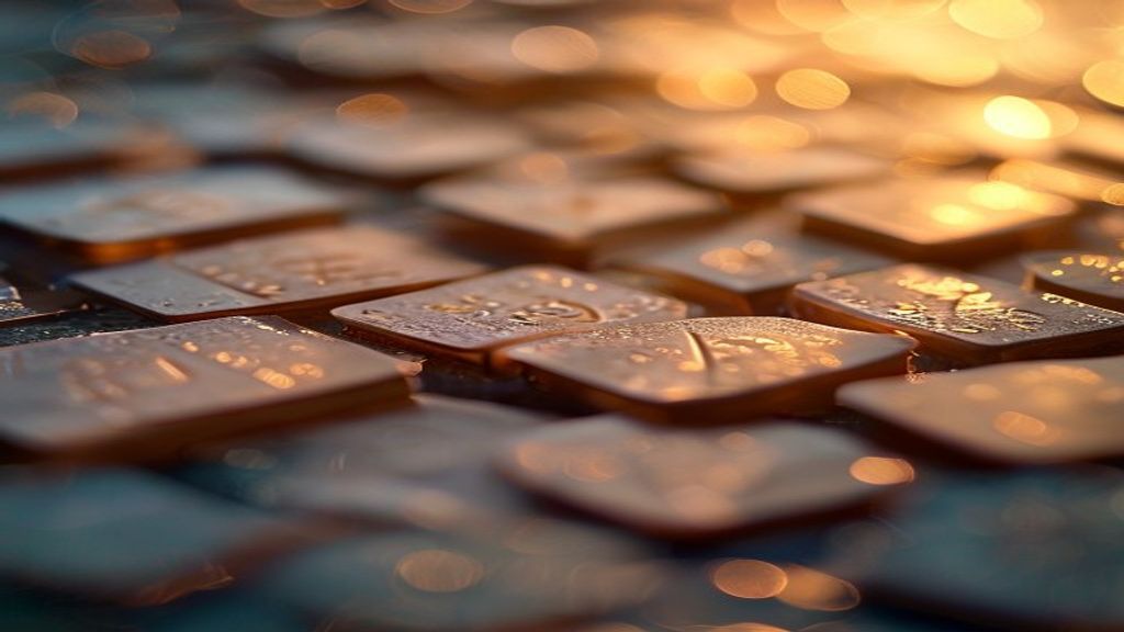 Create an editorial cover image for a cryptocurrency security article using tilt-shift miniature effect with selective f
