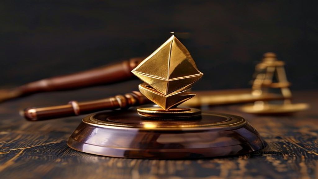 ethereum court legal gavel crypto security
