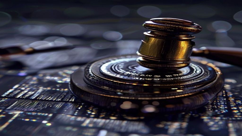 court gavel cryptocurrency hack frozen funds blockchain