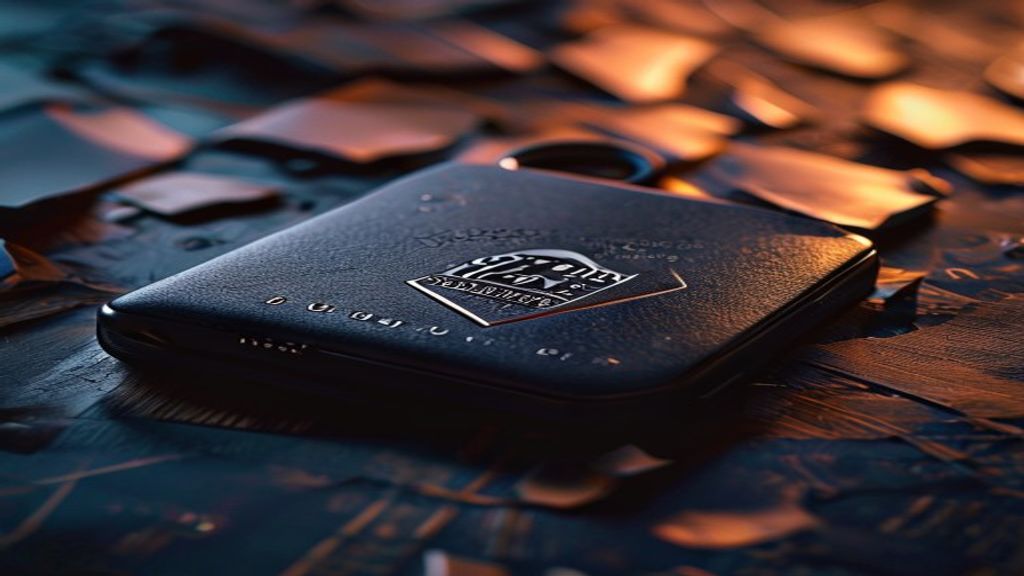 Create a documentary-style editorial cover image for a cryptocurrency security article about Trezor's 20-word backup sys