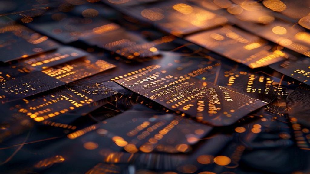 Create a macro photography editorial cover image for a cryptocurrency security article about 20-word wallet backups. Use