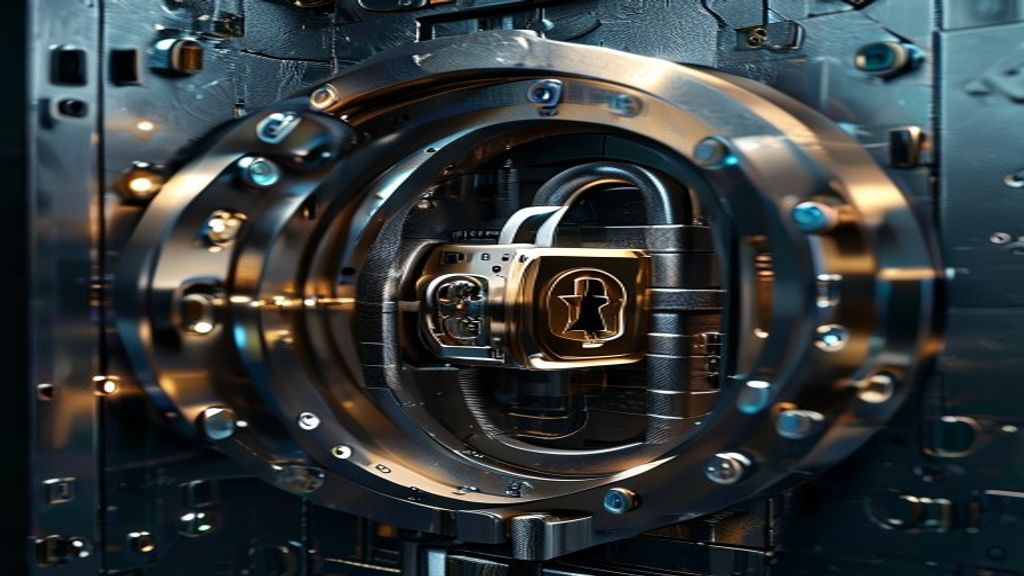 crypto security lock vault protection digital