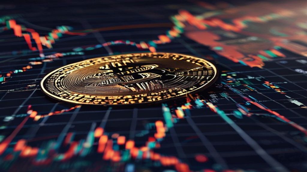 bitcoin price chart market tension geopolitics