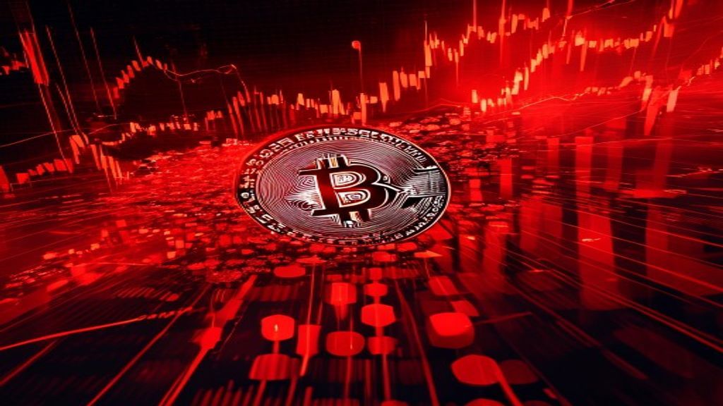 bitcoin price crash red market liquidation