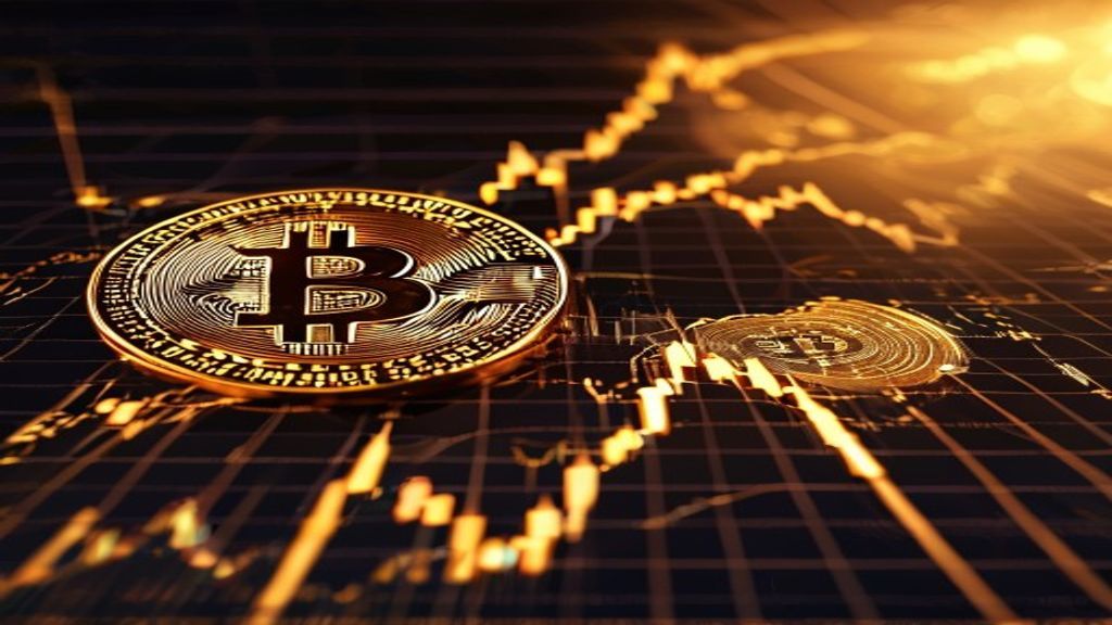 bitcoin price chart gold rising geopolitical tension