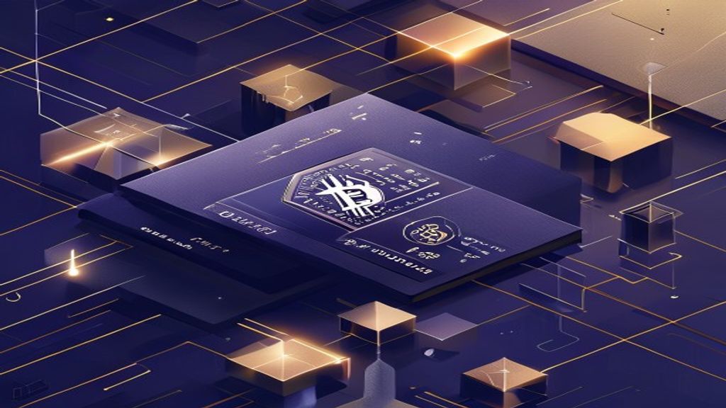 Create an isometric digital illustration featuring a Ledger hardware wallet device positioned at an unconventional angle