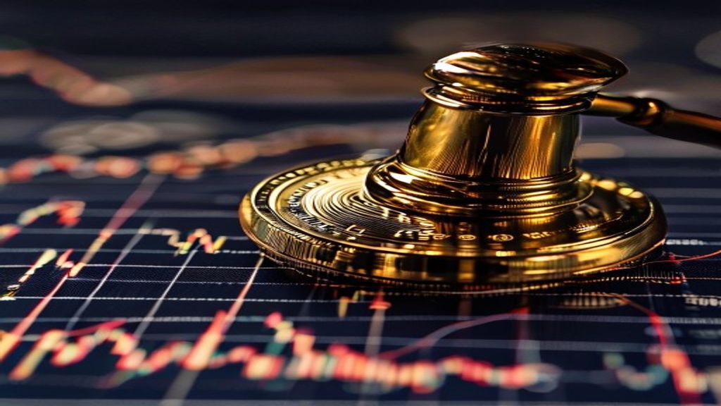 bitcoin price chart US senate regulation law gavel