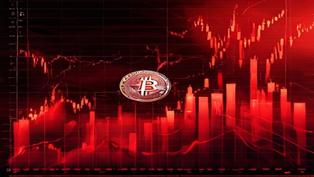 cryptocurrency fund outflow bearish market chart red