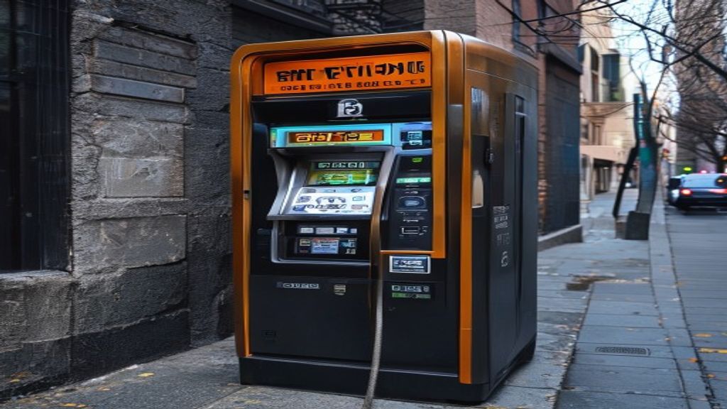 bitcoin ATM machine street city