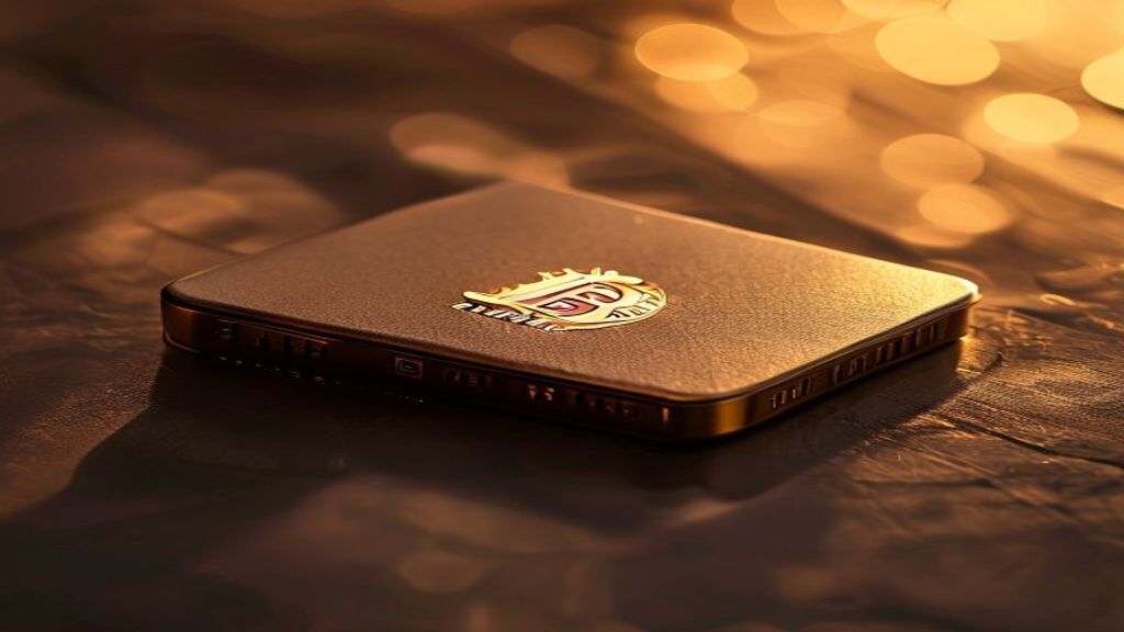 Create a premium editorial cover image for a cryptocurrency blog post about Bitcoin-only wallets. Feature a sleek hardwa