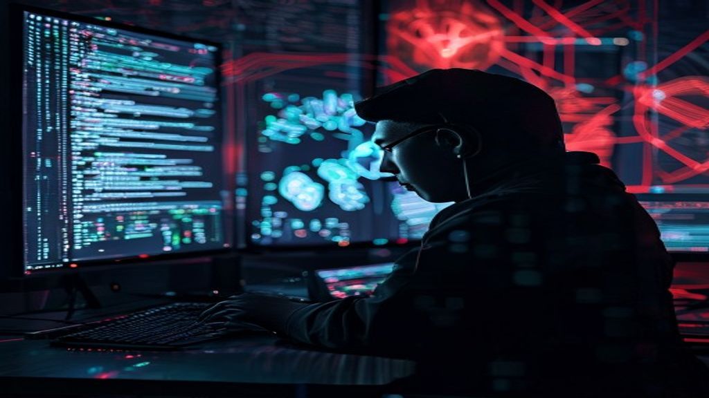north korea hacker cyber attack cryptocurrency dark screen