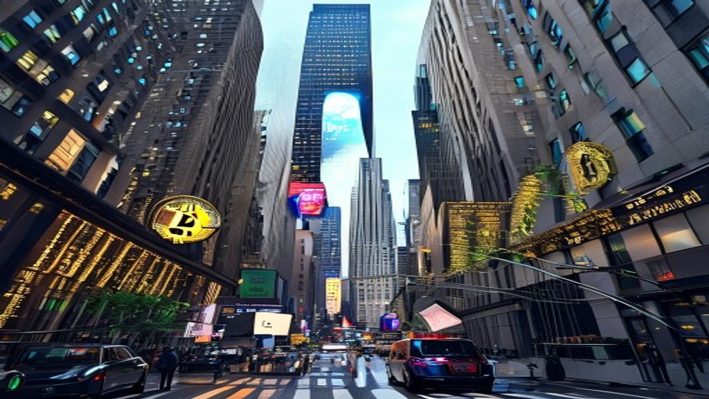 bitcoin ETF wall street finance trading