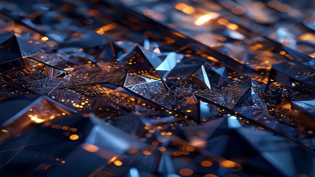 Create an extreme macro photography image for a cryptocurrency security editorial, featuring an intricate close-up of la