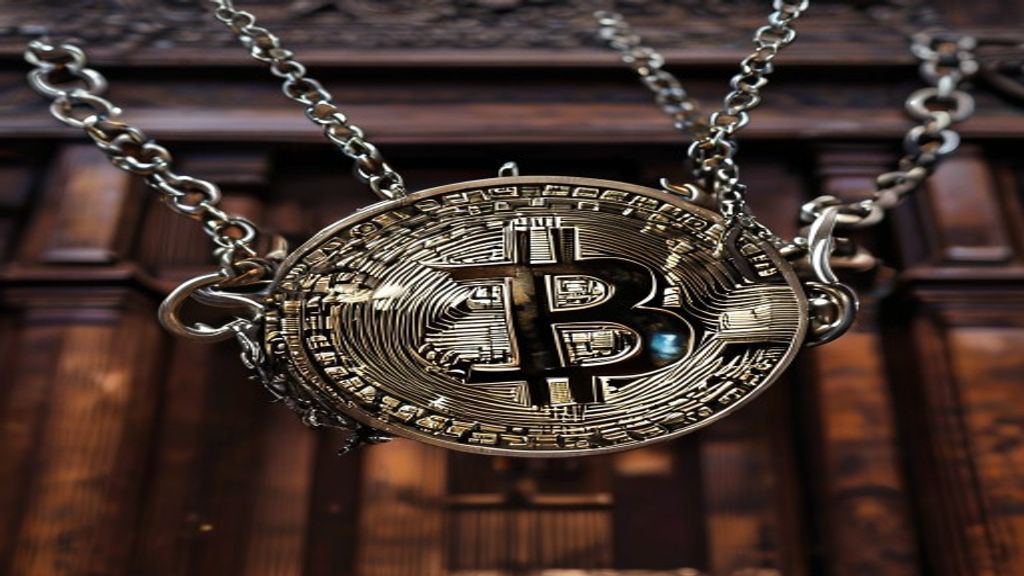 bitcoin fraud handcuffs courthouse justice