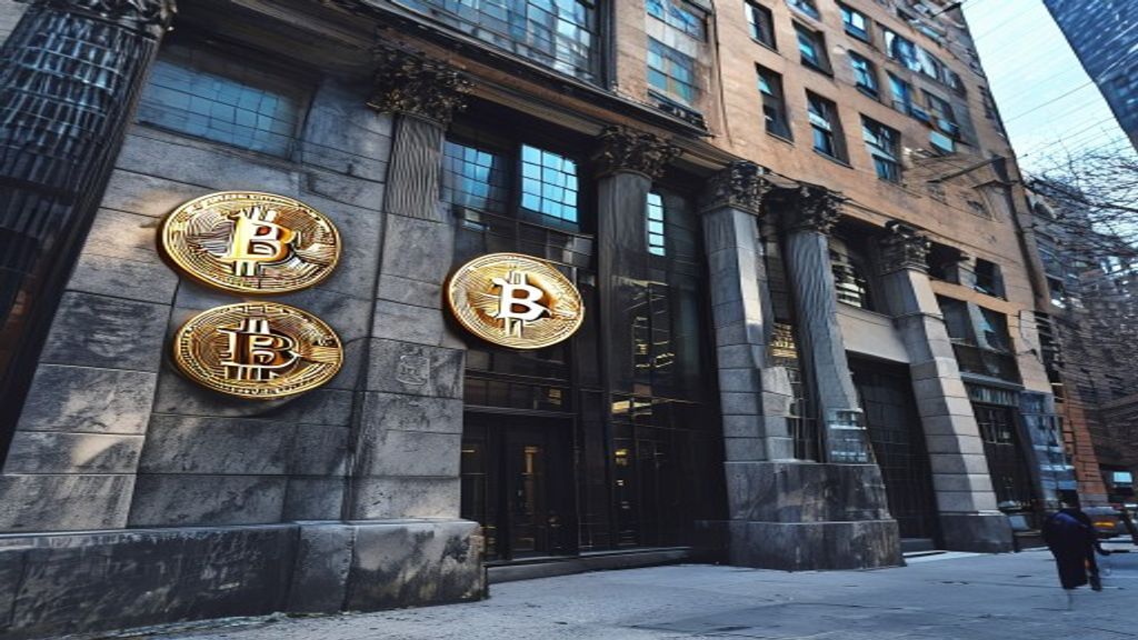 bank wall street bitcoin crypto finance