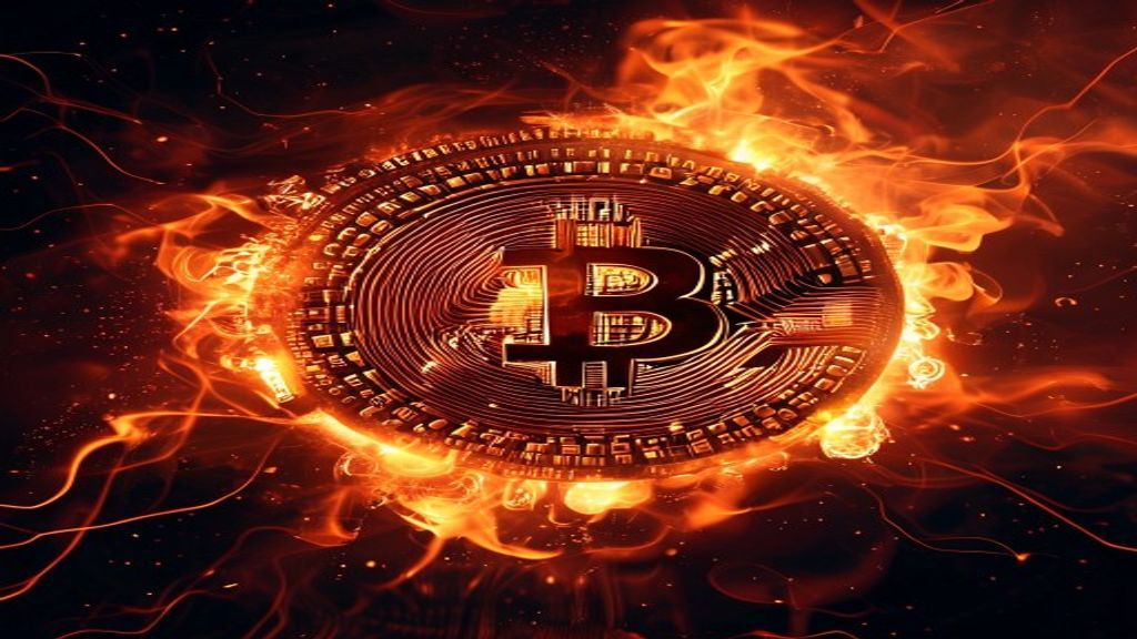 bitcoin burn fire crypto mystery anonymous