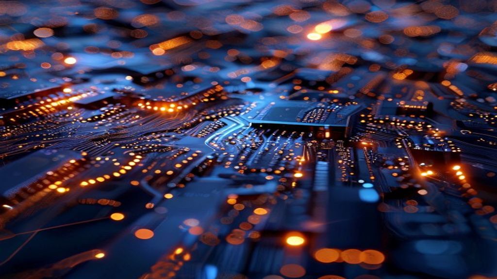Create a documentary-style editorial cover image for a cryptocurrency analysis article about Kaspa blockchain technology