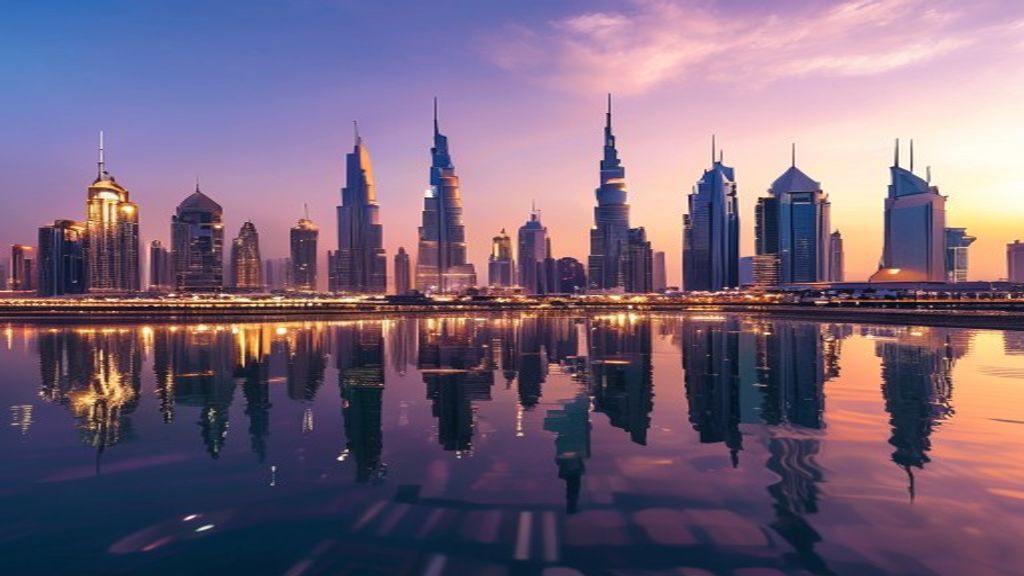 Dubai skyline cryptocurrency regulation license