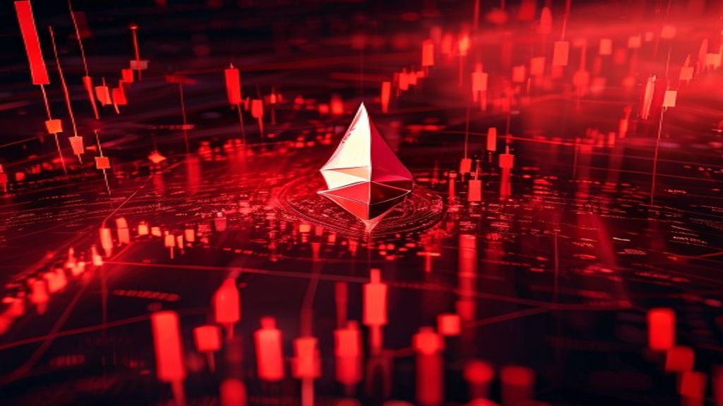 ethereum bitcoin market crash liquidation red candles trading
