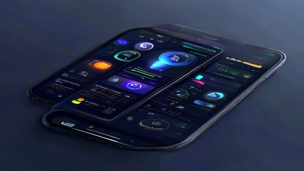 digital neobank crypto app smartphone financial technology