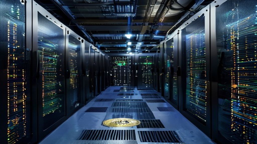bitcoin mining data center servers industrial