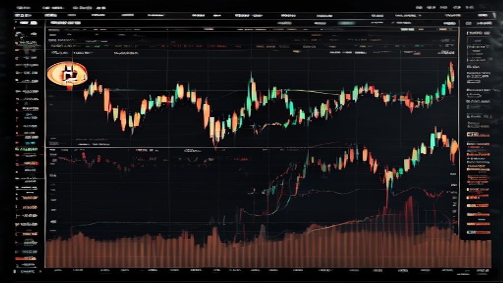 Bitcoin price chart trading screen premium