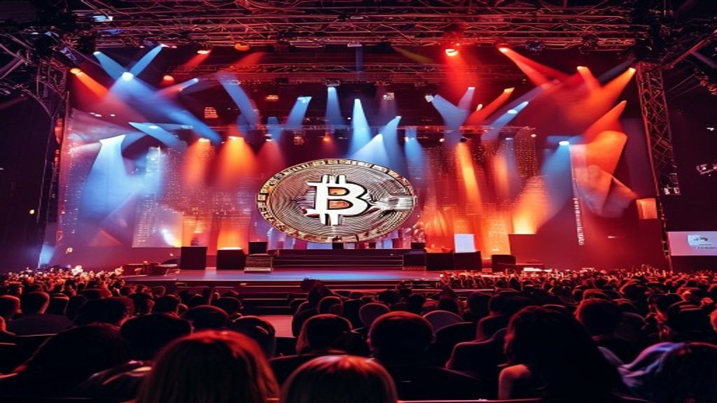 Michael Saylor Bitcoin conference stage