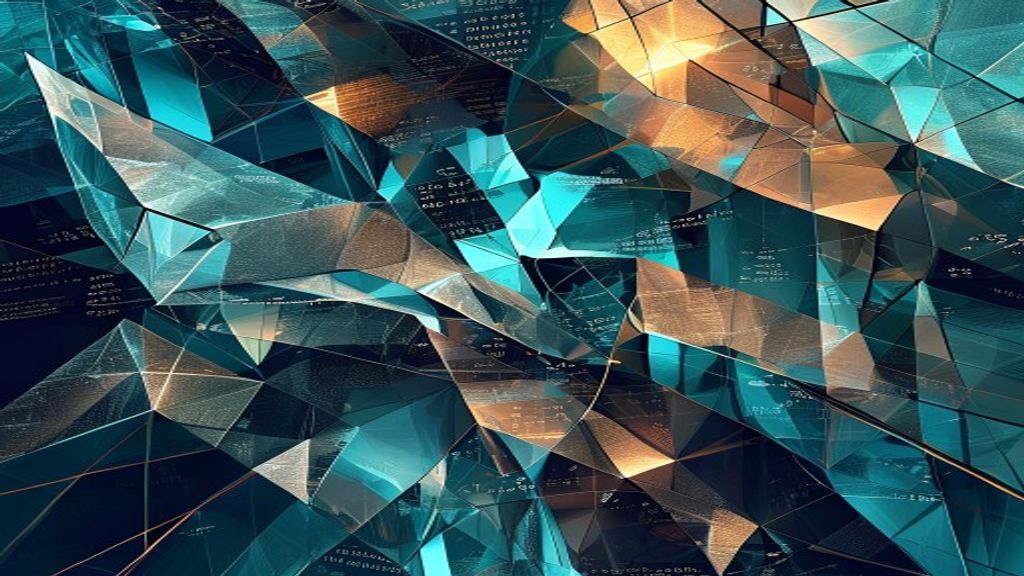 Create an abstract editorial cover image for a cryptocurrency security article about seed phrases. Feature a sophisticat