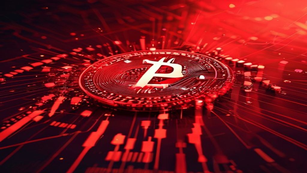 crypto token crash price drop market red