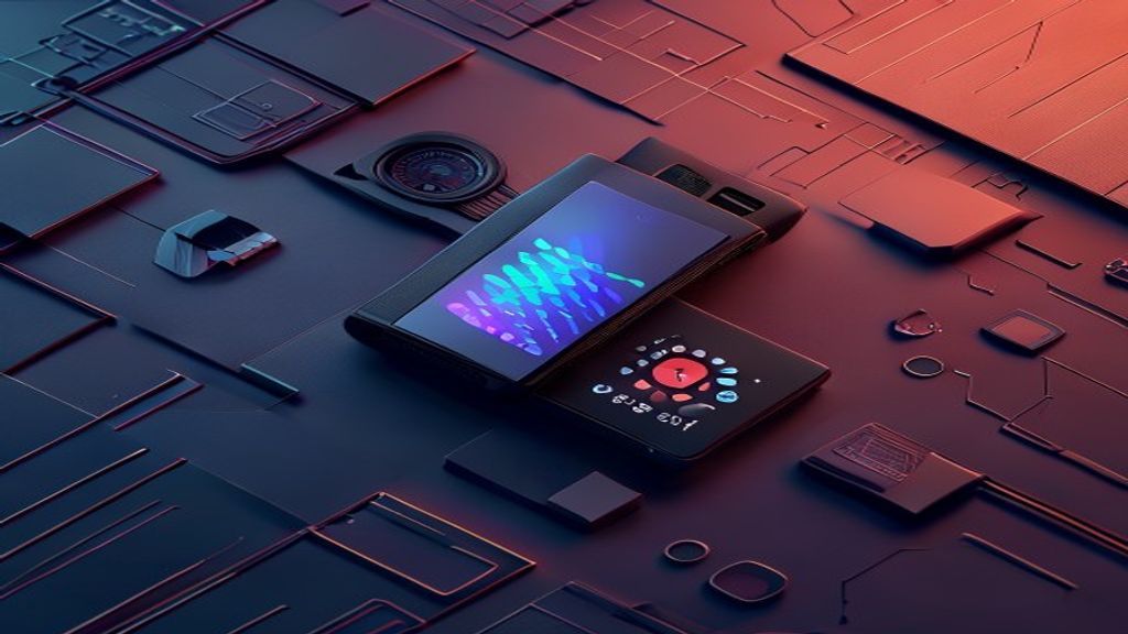 Create an editorial cover image for a cryptocurrency news portal featuring the Trezor Safe 5 hardware wallet as the foca