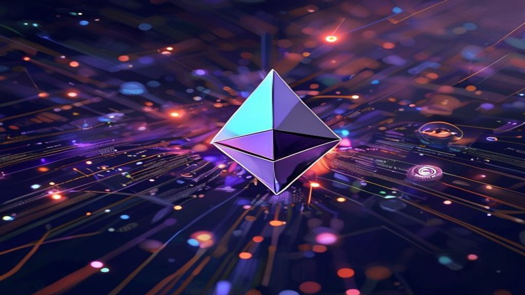 Ethereum privacy blockchain technology abstract