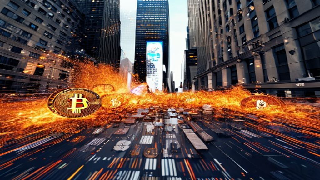 MicroStrategy bitcoin stock market crash Wall Street