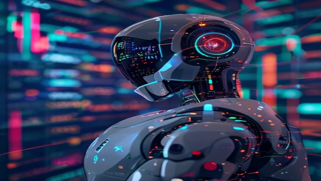 AI robot stock market trading blockchain technology