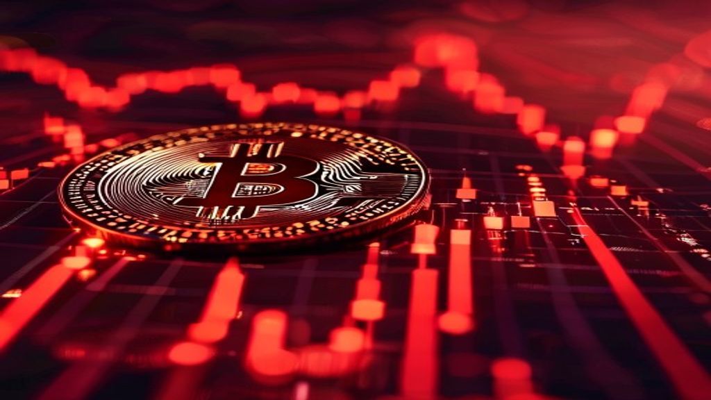 bitcoin price drop cryptocurrency market red candles