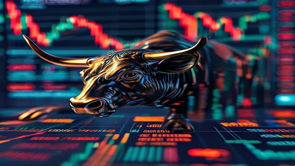 stock market trading crypto investment bull