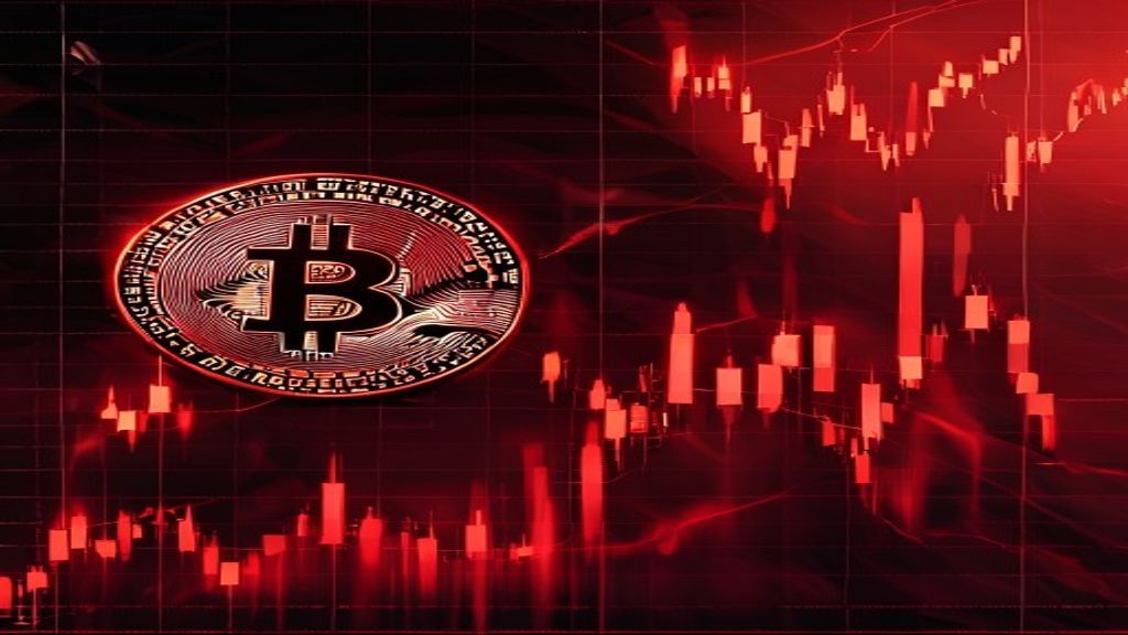 bitcoin price drop market chart red