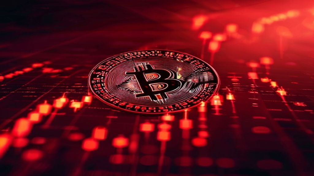 bitcoin price drop red candle market crash