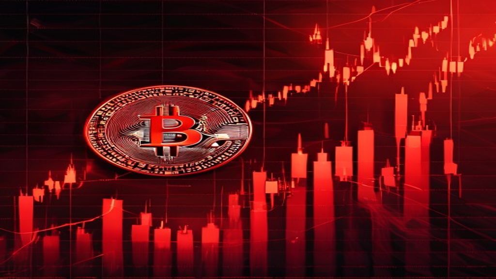 bitcoin price drop market crash chart red candle
