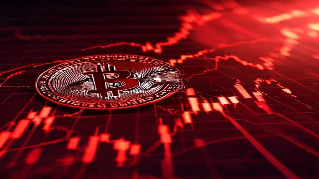 bitcoin price drop red chart ETF market crash