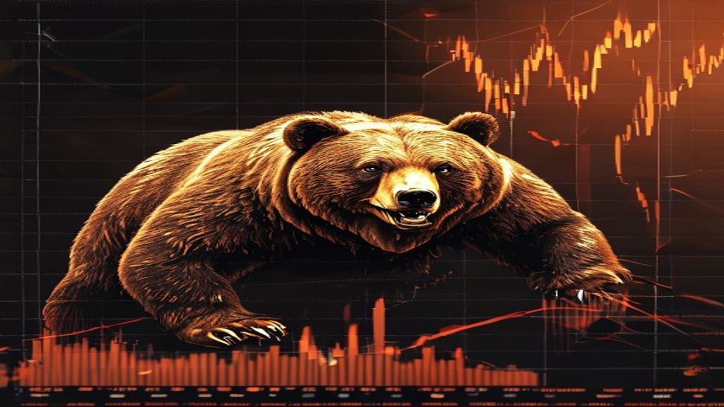 bitcoin price drop bear market chart 2025