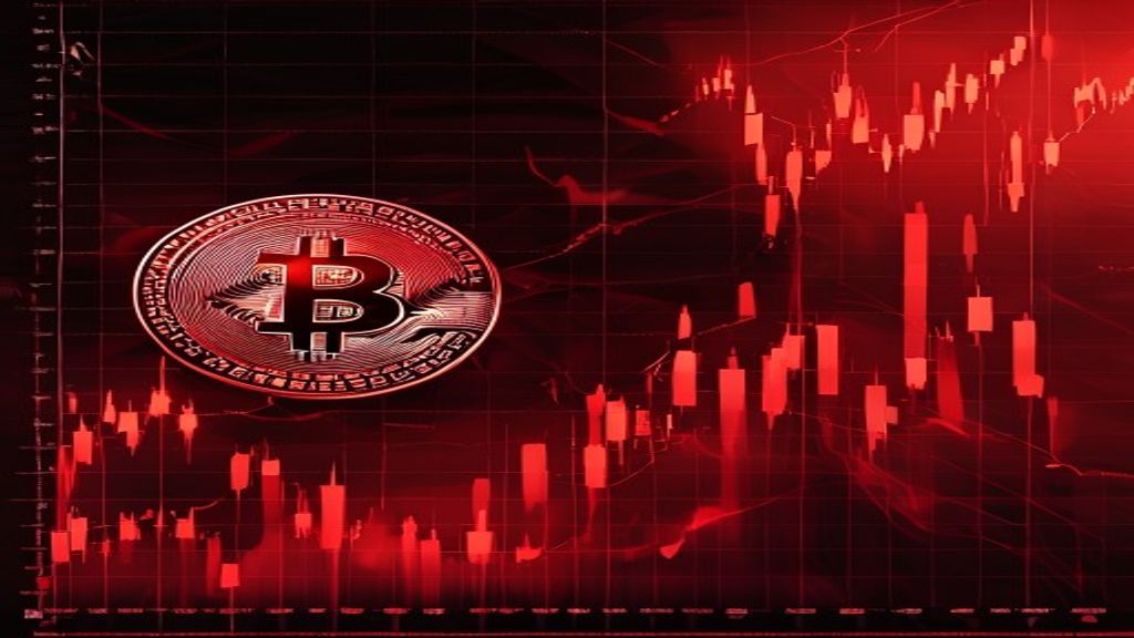 bitcoin price drop chart red market crash