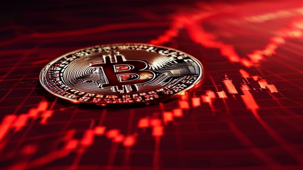 bitcoin price drop red chart federal reserve interest rates