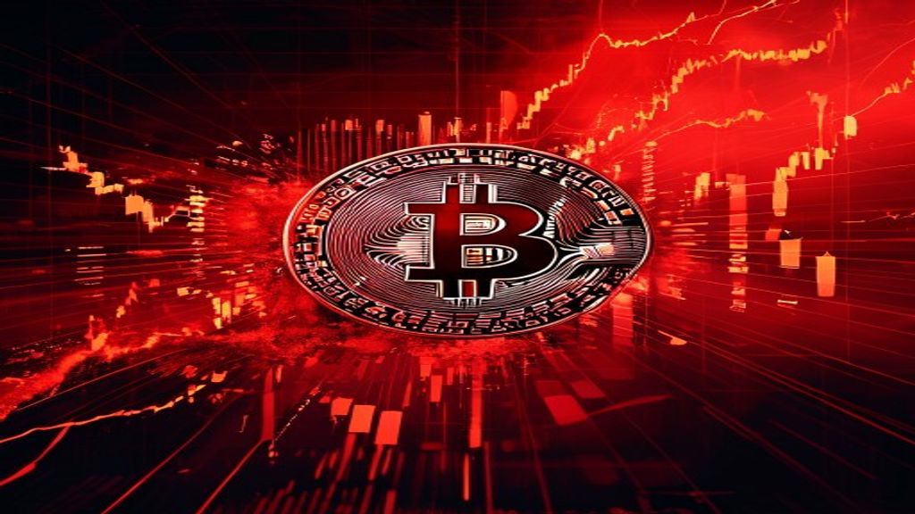 bitcoin price crash red market correction bear