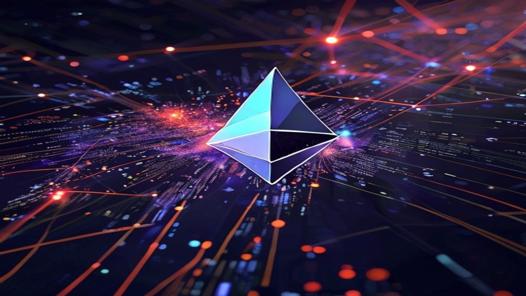 Ethereum network blockchain activity price divergence