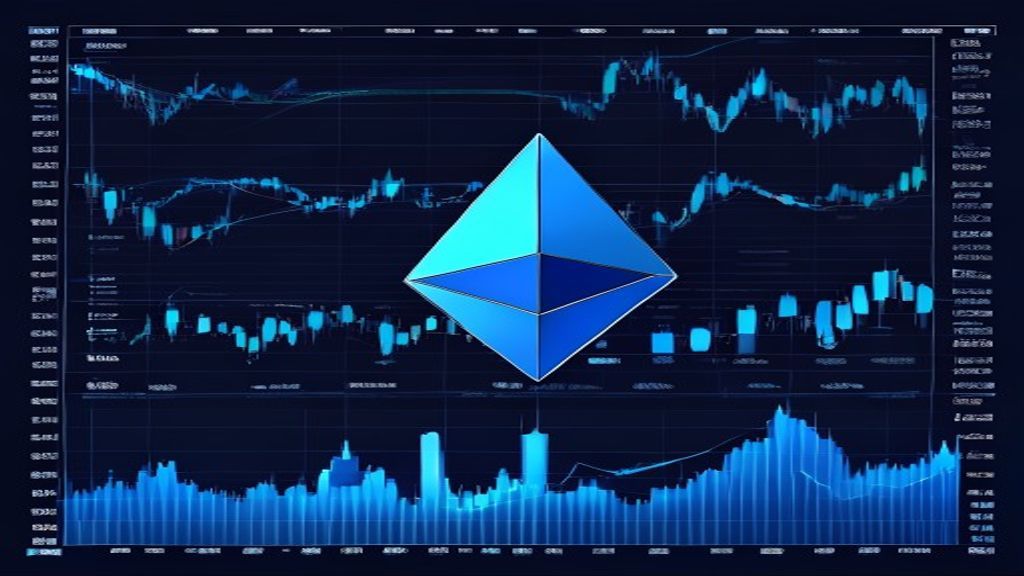 ethereum cryptocurrency market analysis price chart blue