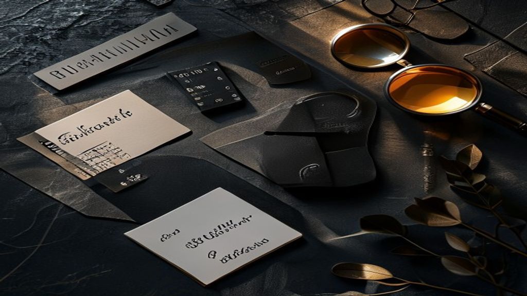 Create a sophisticated overhead flatlay composition featuring a Trezor One hardware wallet positioned asymmetrically on