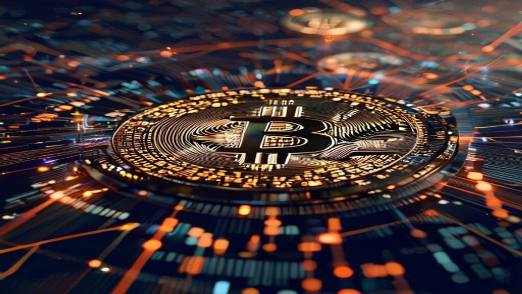 bitcoin digital capital financial infrastructure abstract