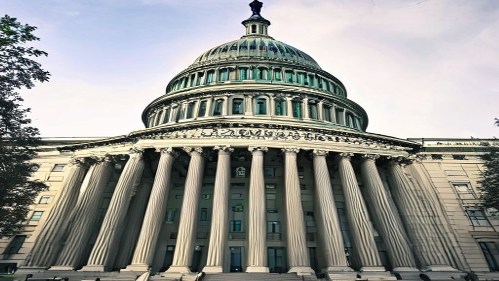 US Senate Capitol building dollar digital currency legislation