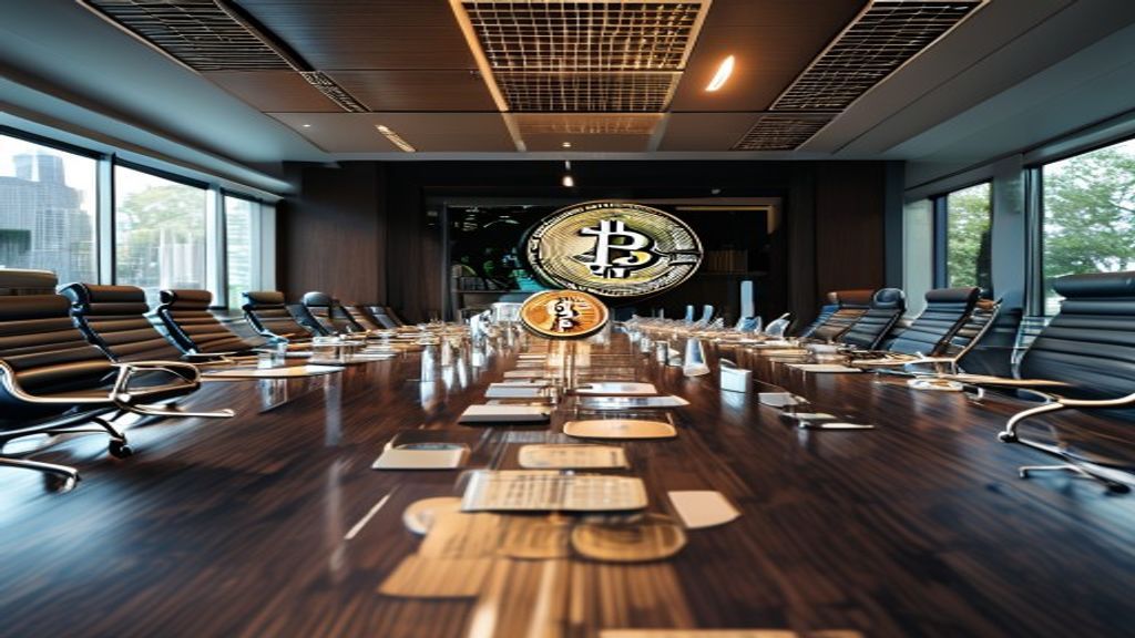 bitcoin corporate strategy finance boardroom
